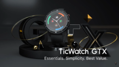 The new TicWatch GTX. (Source: Mobvoi)