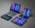 Asus has launched the world's first foldable laptop, the ZenBook Fold 7 OLED (image via Ssus)
