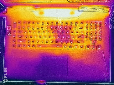 Thermal profile, underside, Witcher 3 stress