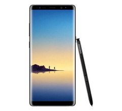 Samsung Galaxy Note 8 in Midnight Black, with included S Pen. (Source: Samsung)