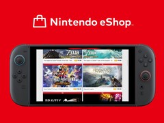 Nintendo eShop changes shown on Switch 2 console (Image source: Nintendo of America with edits)