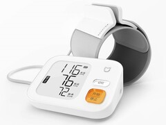 The Xiaomi Mijia Intelligent Electronic Blood Pressure Monitor has a clip-on cuff. (Image source: Xiaomi)
