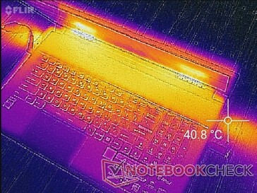 Warmer side exhaust of the MSI
