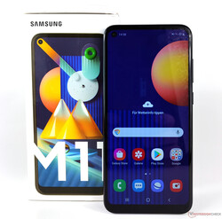 On test: Samsung Galaxy M11. Test device provided by Samsung Germany