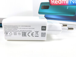 Modular 22.5-Watt charger of the Redmi Note 9