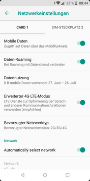 Gigaset GS185: VoLTE and VoWifi