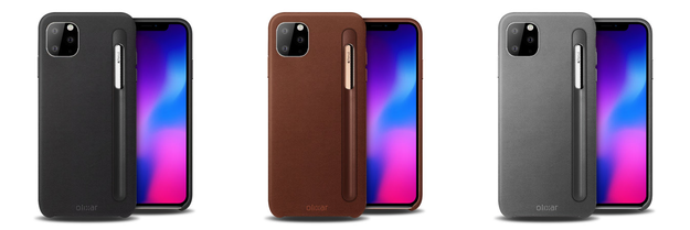 The Olixar leathery cases come in three color options. (Source: Mobilefun)