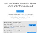 Google YouTube Premium Family still stuck at roughly US$8 in Romania (Source: Own)