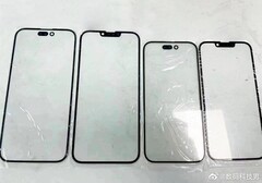 The iPhone 14 and iPhone 14 Pro will be the smallest flagship iPhones that Apple releases this year. (Image source: Weibo)