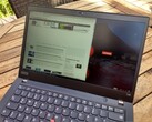 Lenovo ThinkPad T490 with Low Power FHD screen outdoors