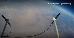 An EGI battery undergoes testing in the stratosphere. (Source: EGI)