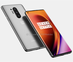 Leaked renders of the OnePlus 8 Pro. Image via OnLeaks and 91Mobile.