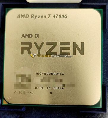 The AMD Ryzen 7 4700G. (Image source: Videocardz)