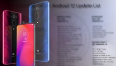 It seems the Xiaomi Mi 9T Pro is one of the devices not in line for an Android 12 update. (Image source: Xiaomi/@xiaomiui - edited)