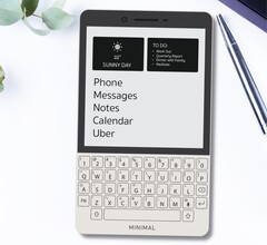 Tehnology News The Minimal Phone is reminiscent of BlackBerry smartphones, but uses E Ink. (Image: Minimal)