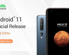 Android 11 for the global version of the Mi 10 Pro is here. (Image source: Xiaomi)