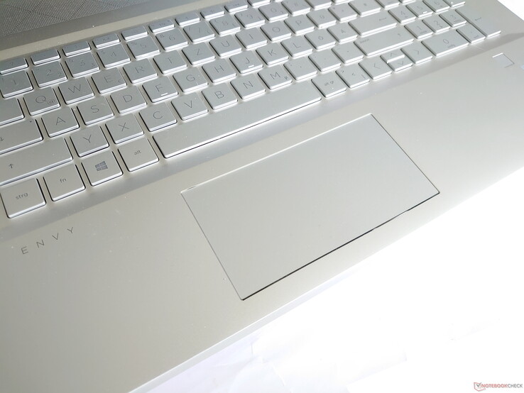 A closer look at the trackpad on the HP Envy 17-ce1002ng