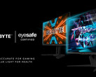 Gigabyte announces its first Eyesafe-approved monitors. (Source: Gigabyte)