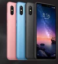 Color options of the Redmi Note 6 Pro