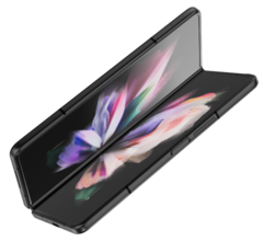 The Samsung Galaxy Z Fold3 proves to sport much improved durability in drop test. (Image: Samsung)