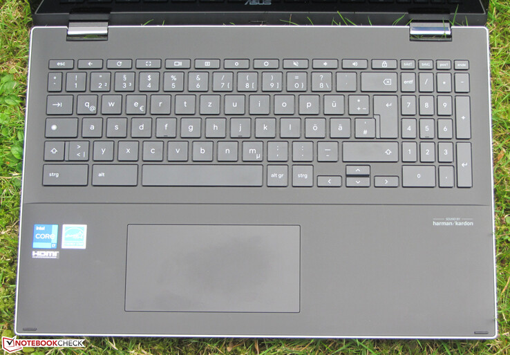 Input devices of the Chromebook Flip CX5