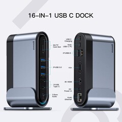 All-in-one Baseus USB-C docking station now on sale for $90 USD (Image source: Amazon)