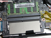 The MSI PS63 Modern 8RC has two SO-DIMM slots, of which one is occupied on our test unit