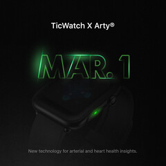 Mobvoi has hinted at a new smartwatch with heart health measuring technology. (Image source: Mobvoi)