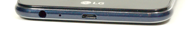 Bottom: 3.5-mm audio-combo, microphone, USB port