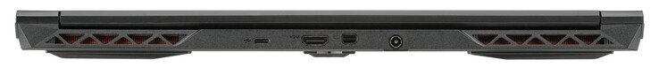 Back: USB 3.2 Gen 2 (USB-C), HDMI, Mini DisplayPort 1.4, power port