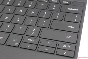 Arrow keys are slighter wider than before, but they're still narrow and cramped to use