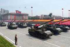 North Korean military parade, North Korean Android malware targets defectors and their supporters