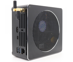 The Intel Core I9-8950HK hexa-core CPU requires quite a bit of ventilation, meaning that these mini PCs will certainly not be quiet. (Source: EGLOBAL)
