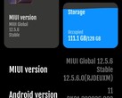 MIUI 12.5.6 on Xiaomi Mi 10T Pro details, performance, battery life, memory usage (Source: Own)