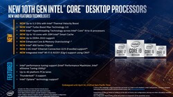 Intel Core i9-10900K: new features (source: Intel)