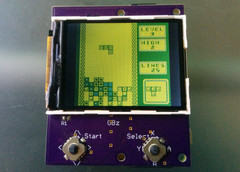 Barker&#039;s DIY handheld can not only run GameBoy games, but those of other classic consoles as well. (Source: Hackaday.io)
