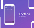 Microsoft's Cortana is now accessible directly from the home screen for Android users. (Source: Microsoft)