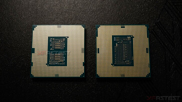 Intel Core i9-10900 (left) placed beside the Core i9-9900 KS. (Image Source: XFastest)