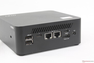 Rear: 2x USB-A 2.0, USB-C Thunderbolt 4 w/ DisplayPort 2.1 + Power Delivery (15 W), 2x RJ-45 (2.5 Gbps), USB-C Thunderbolt 4 w/ DisplayPort 2.1 + Power Delivery (100 W), HDMI 2.1 w/ MSI Power Link, AC adapter