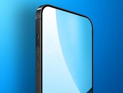 A concept render of an iPhone with under-display Face ID system. (Image: Macrumors)
