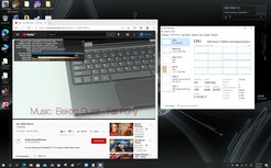 Maximum latency when opening multiple browser tabs and playing 4K video content.