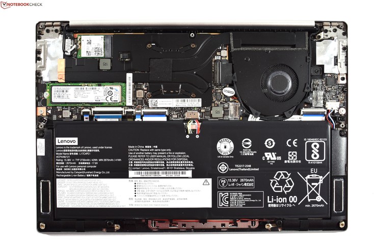 A look at the inside of the Lenovo Yoga S730-13IWL / 730S-13IWL