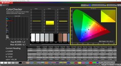 CalMAN Colorchecker calibrated (target color space AdobeRGB)