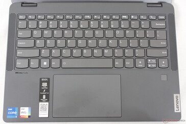 Key layout remains identical to the 2021 model but with a larger clickpad