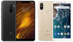 The Poco F1 and the Mi A2 were both released in 2018. (Image source: Xiaomi - edited)