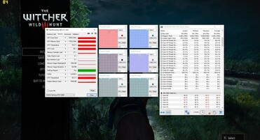 MSI GE75 8SG with Core i7-8750H running Witcher 3