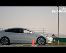 Super Bowl attack ad to feature a Model 3 running amok (image: Dawn Project/YouTube)
