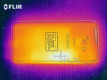 Thermal imaging camera - back of the Galaxy A8 (2018)