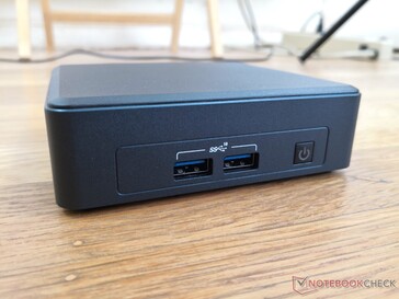 Front: 2x USB-A 3.2 Gen. 2, Power button