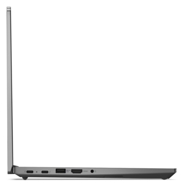 Lenovo ThinkPad E14 Gen 5 - Ports - Left. (Image Source: Lenovo)